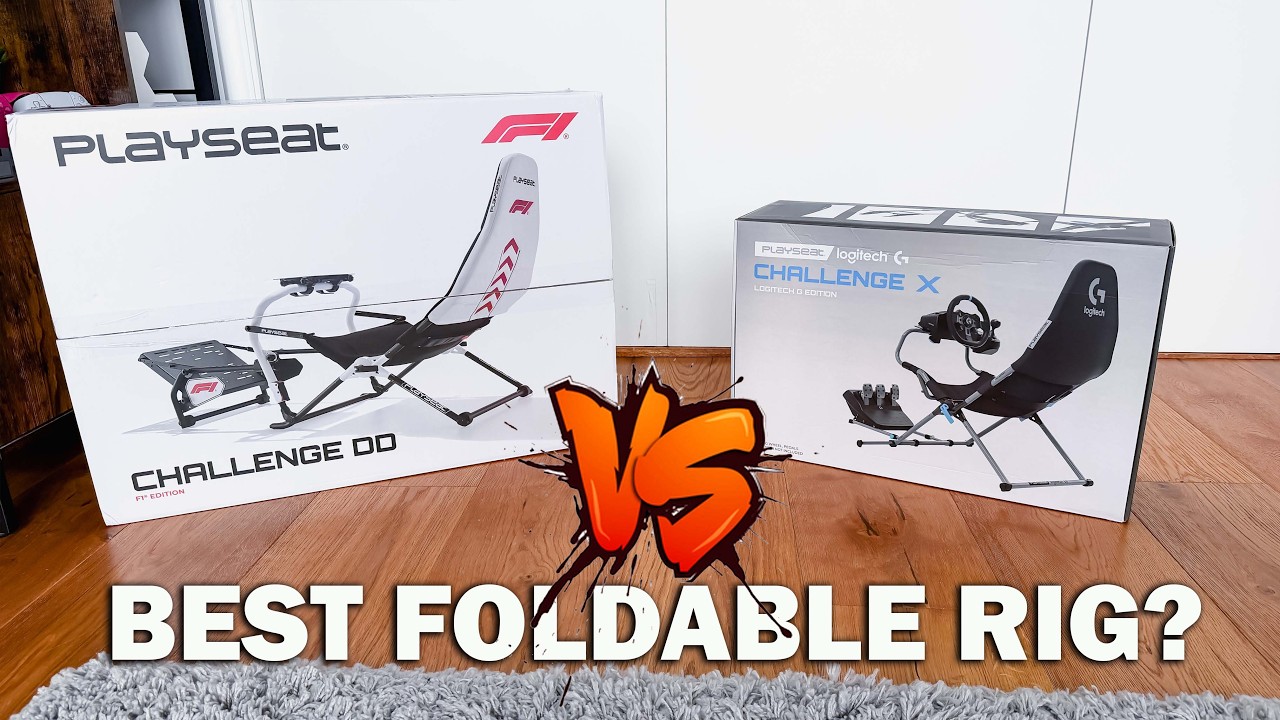 BEST FOLDABLE RIG? Playseat Challenge X Logitech G vs Challenge DD F1
