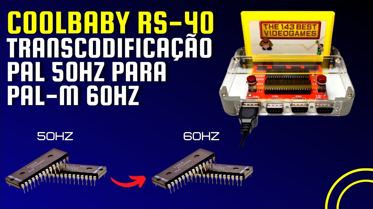 Coolbaby RS-40 Famiclone do AliExpress | Transcodificação e Mais Informações