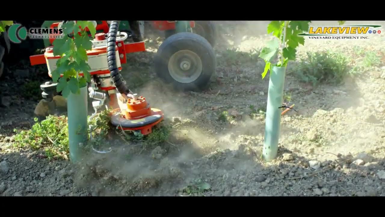 Clemens Radius D Undervine Weeder - Mechanical Vineyard Weed Control