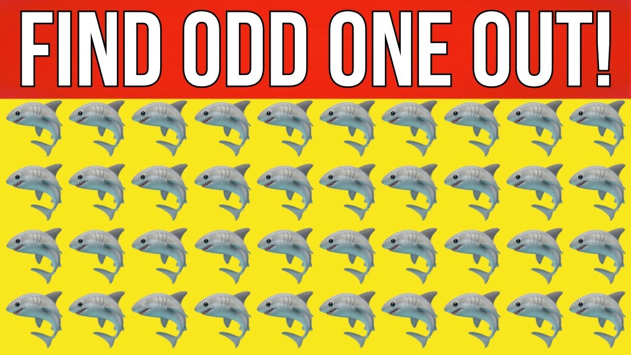 Spot The Odd Emoji Out | Odd Object Out 🌳 Odd One Out 🌳 Puzzles #50