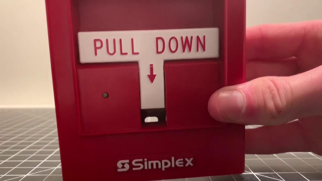 Four different Simplex T bar pull stations Fire Alarms!