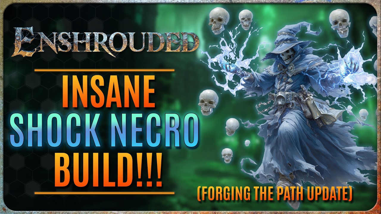 NEW SHOCK NECRO MAGE BUILD!! (ENSHROUDED) [Forging The Path Update]