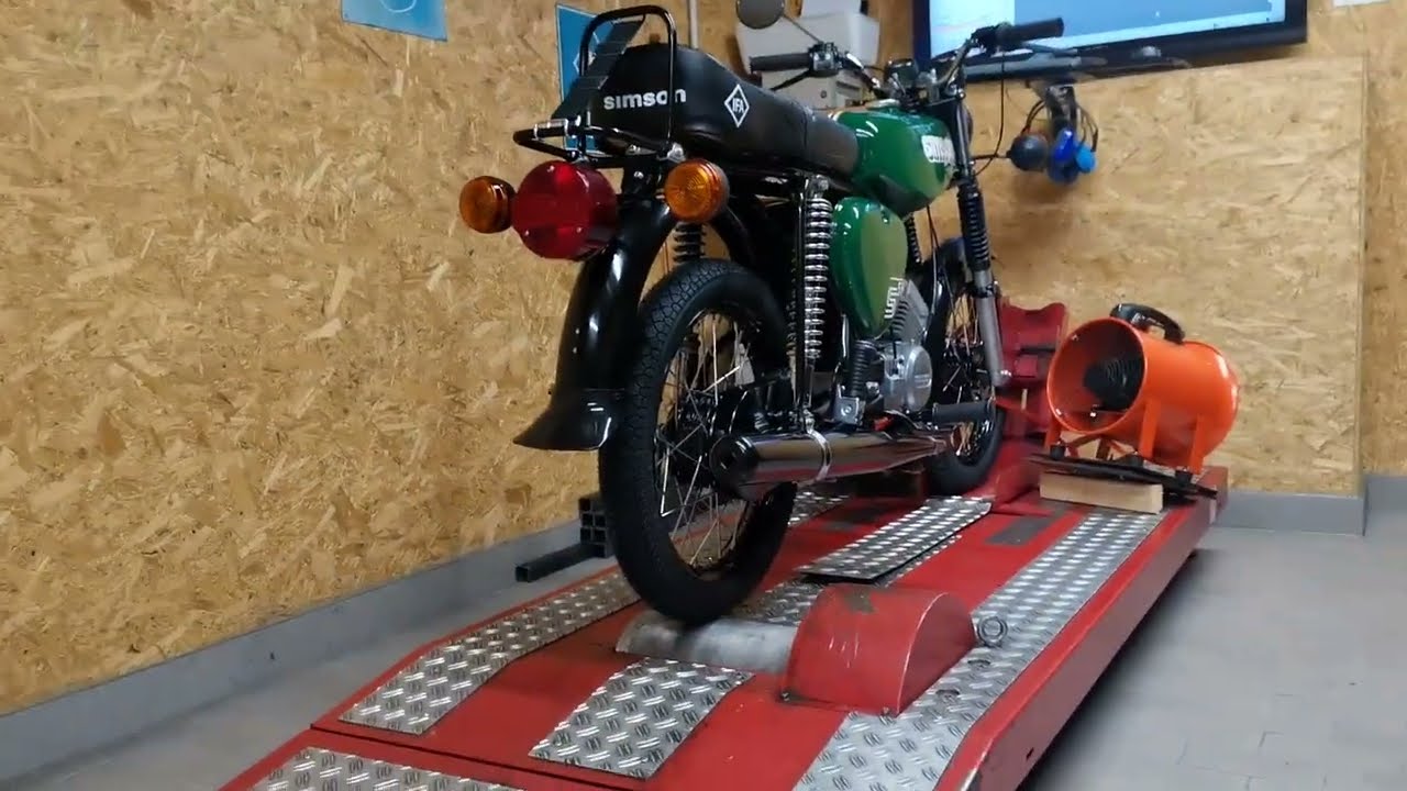 Simson s51 50ccm Original DDR Zylinder Kit P4 Pr&uuml;fstand