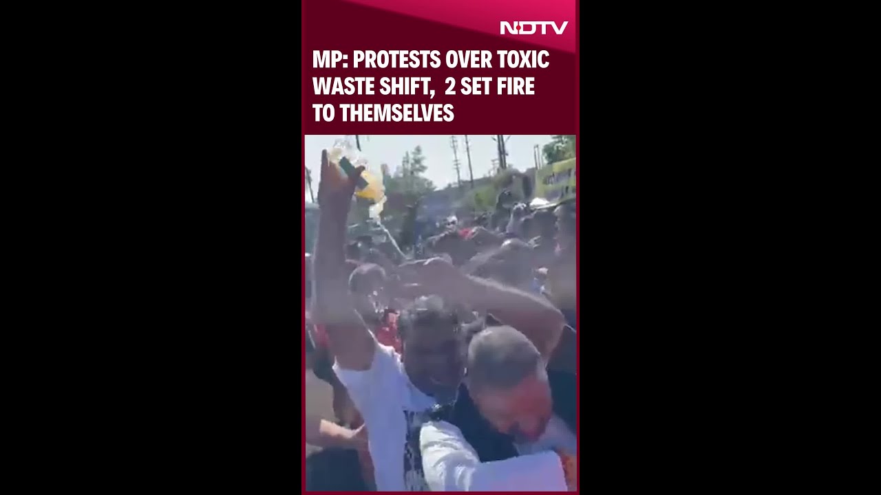 Bhopal News | 2 Men Set Themselves On Fire To Protest Against Disposal Of Union Carbide Waste
