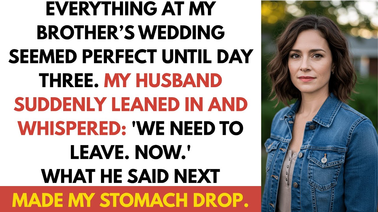 At My Brother&rsquo;s Wedding, My Husband Whispered: 'We Have to Go...| revenge stories
