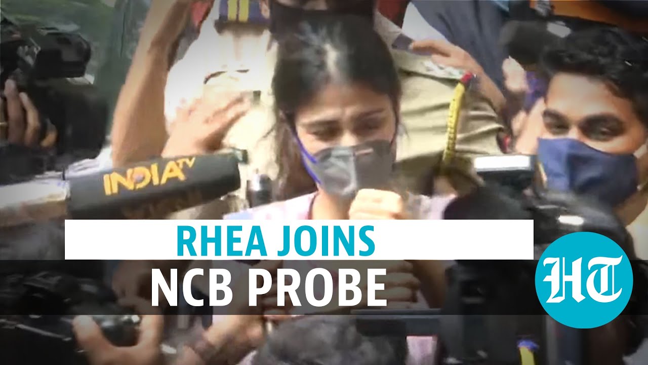 Watch: Rhea reaches NCB office for questioning in drug case | Sushant death