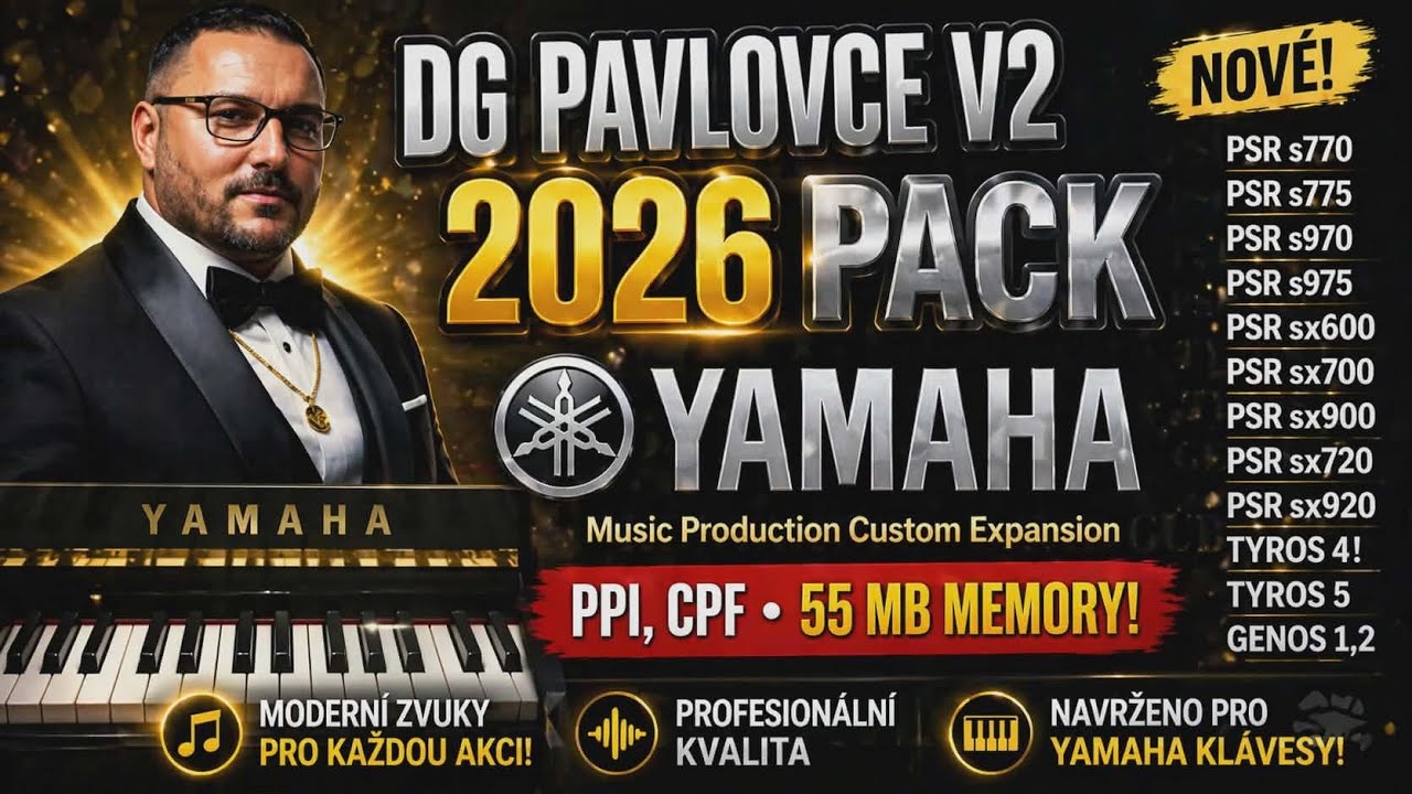YAMAHA PACK - DG PAVLOVCE V 2 🎹🎹🎹