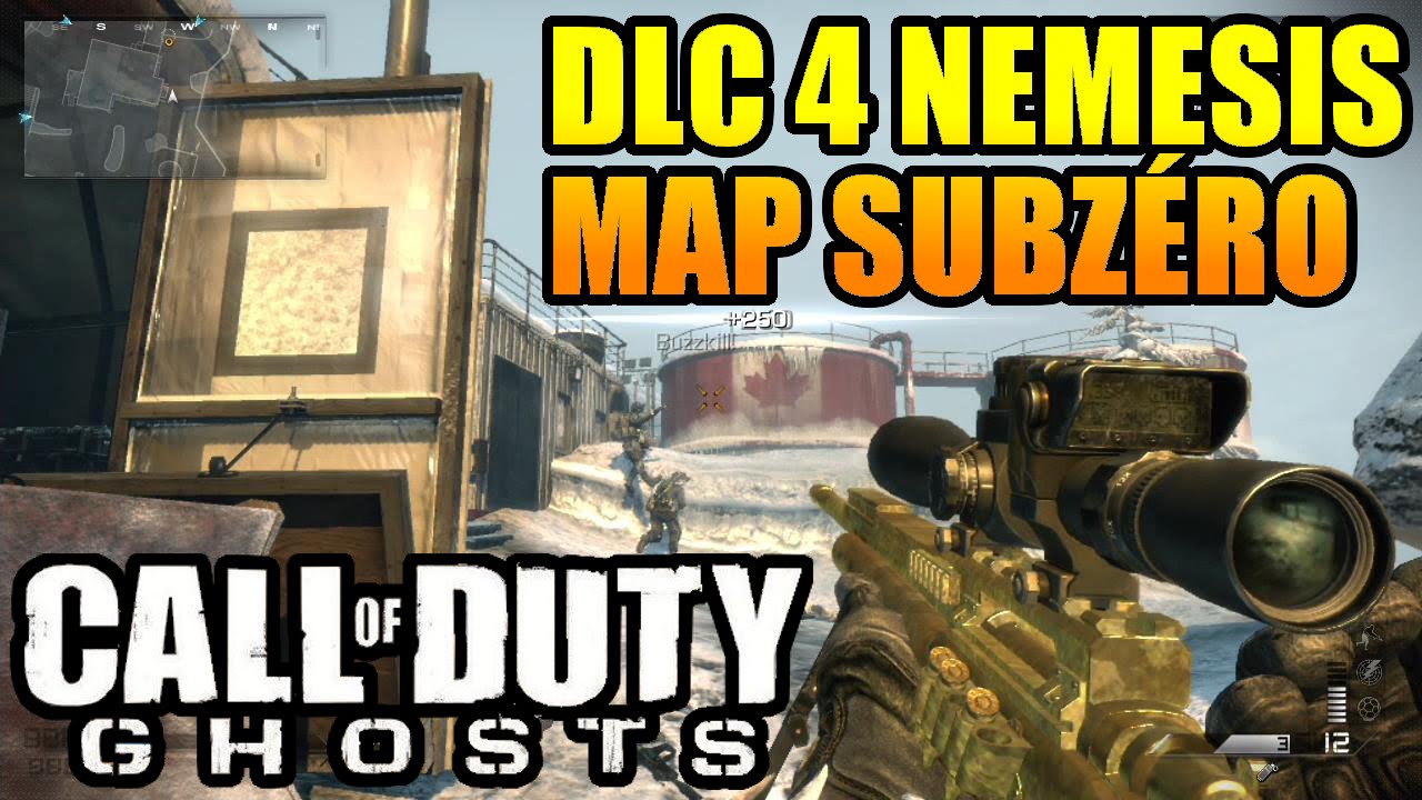 GHOSTS : Map SUBZÉRO au sniper USR | DLC NEMESIS Gameplay