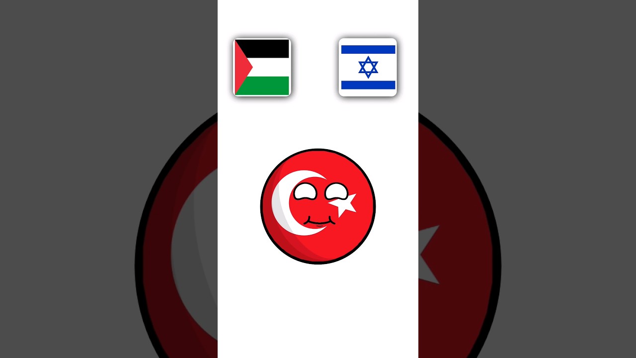 countries support israel or palestine pt2 #historyballs #countryballs