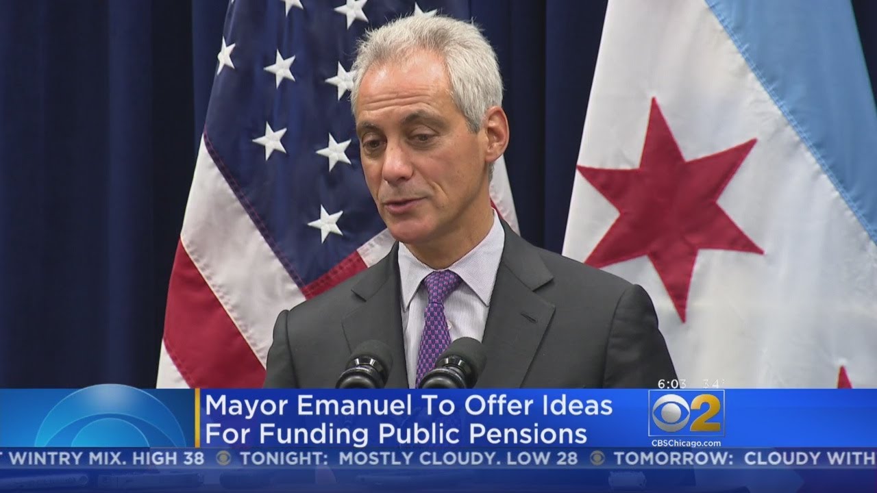 Emanuel To Unveil Plan To Bail Out City Pensions