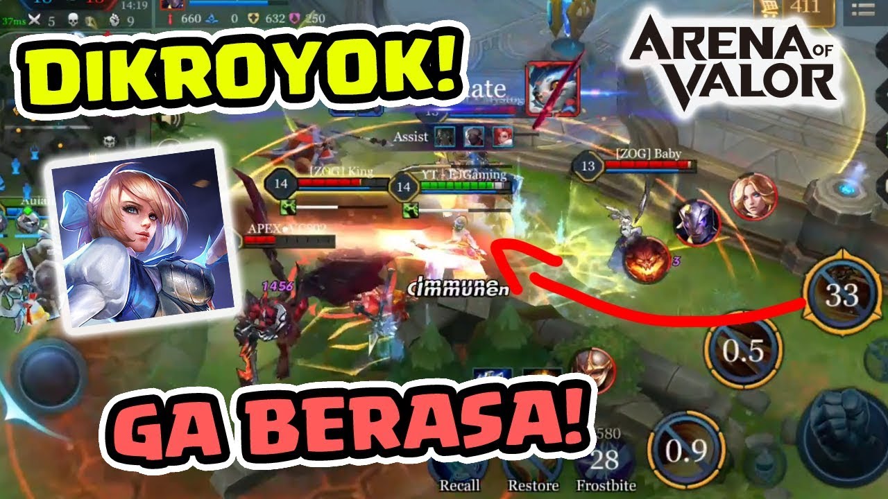 Hero Baru! Astrid Super Tanky! Full Tank! Dikroyok Ga Takut! - Arena of Valor