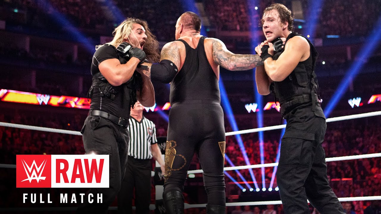 ПОЛНЫЙ МАТЧ: Гробовщик и команда Hell No против Щита: Raw, 22 апреля 2013 г.