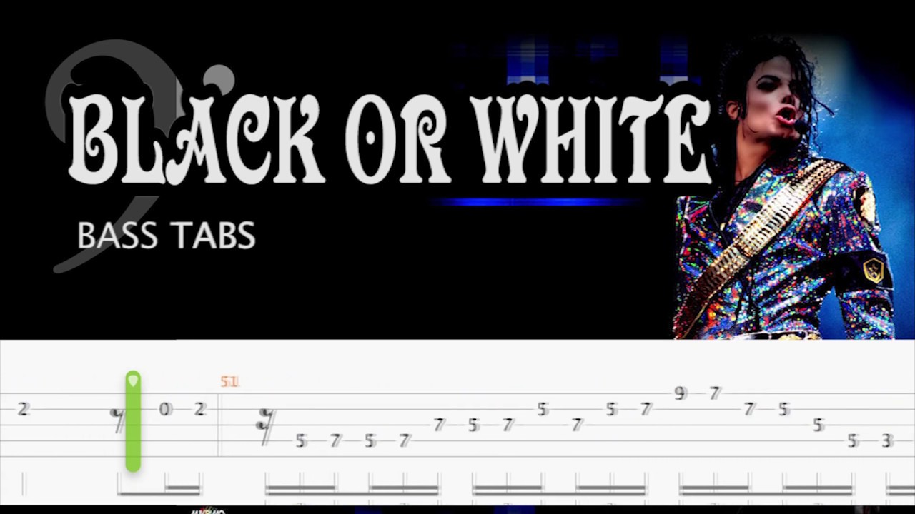 Michael Jackson - Black or White (Bass line Tabs) By Chami's Bass