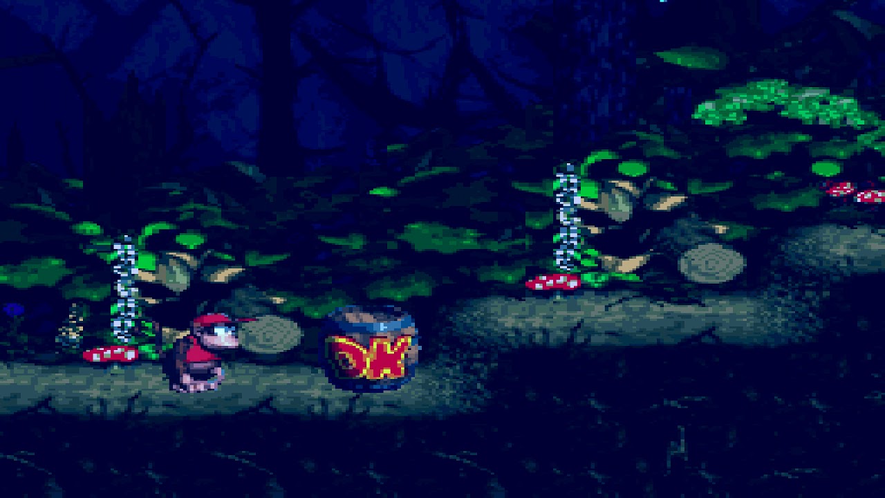 Donkey Kong Country 2 - Forest Interlude Slowed+Reverb