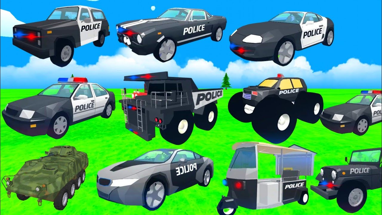 2025 ALL POLICE CAR DRIVING IN DUDE THRFT WARS.EXE #48