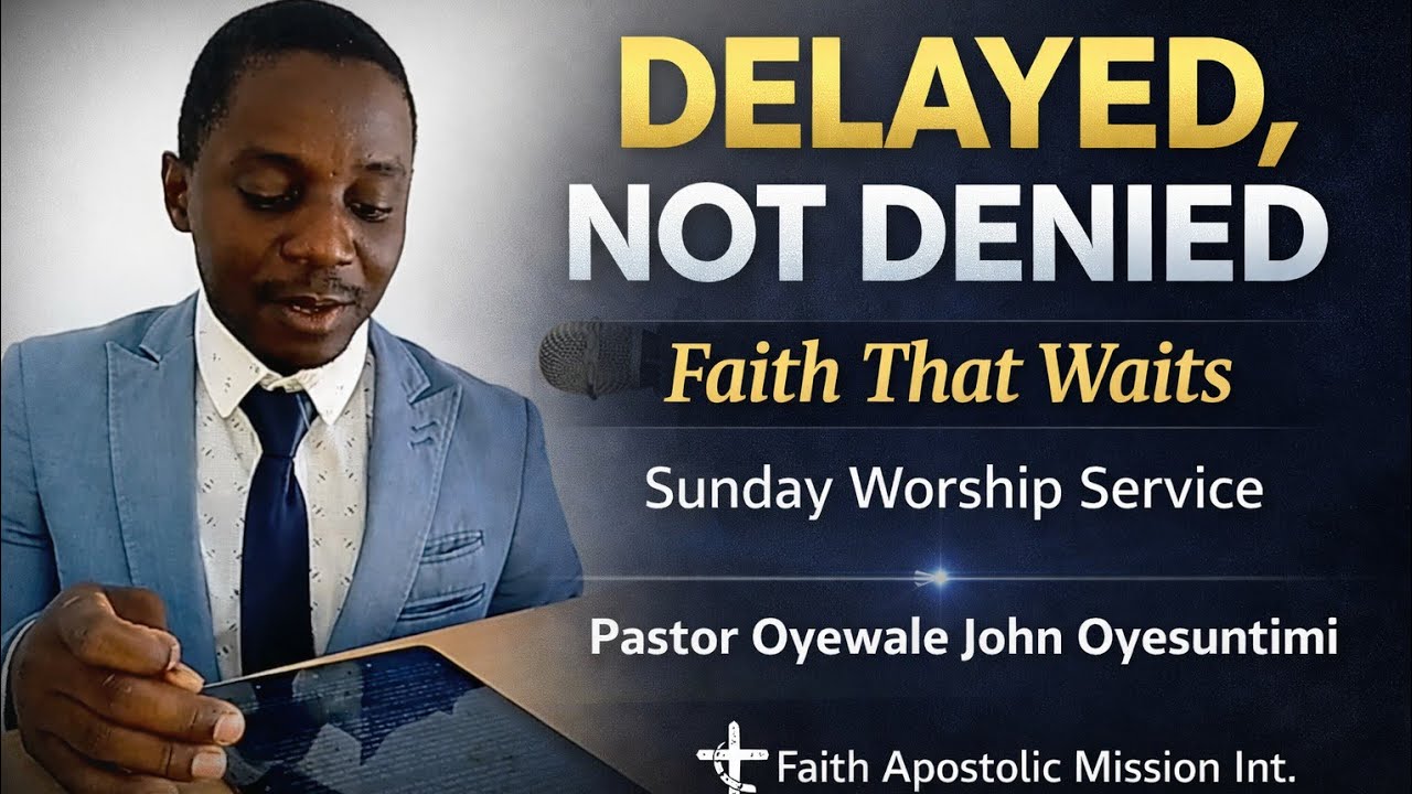 Sunday Worship Service with Pastor Oyewale John Oyesuntimi 