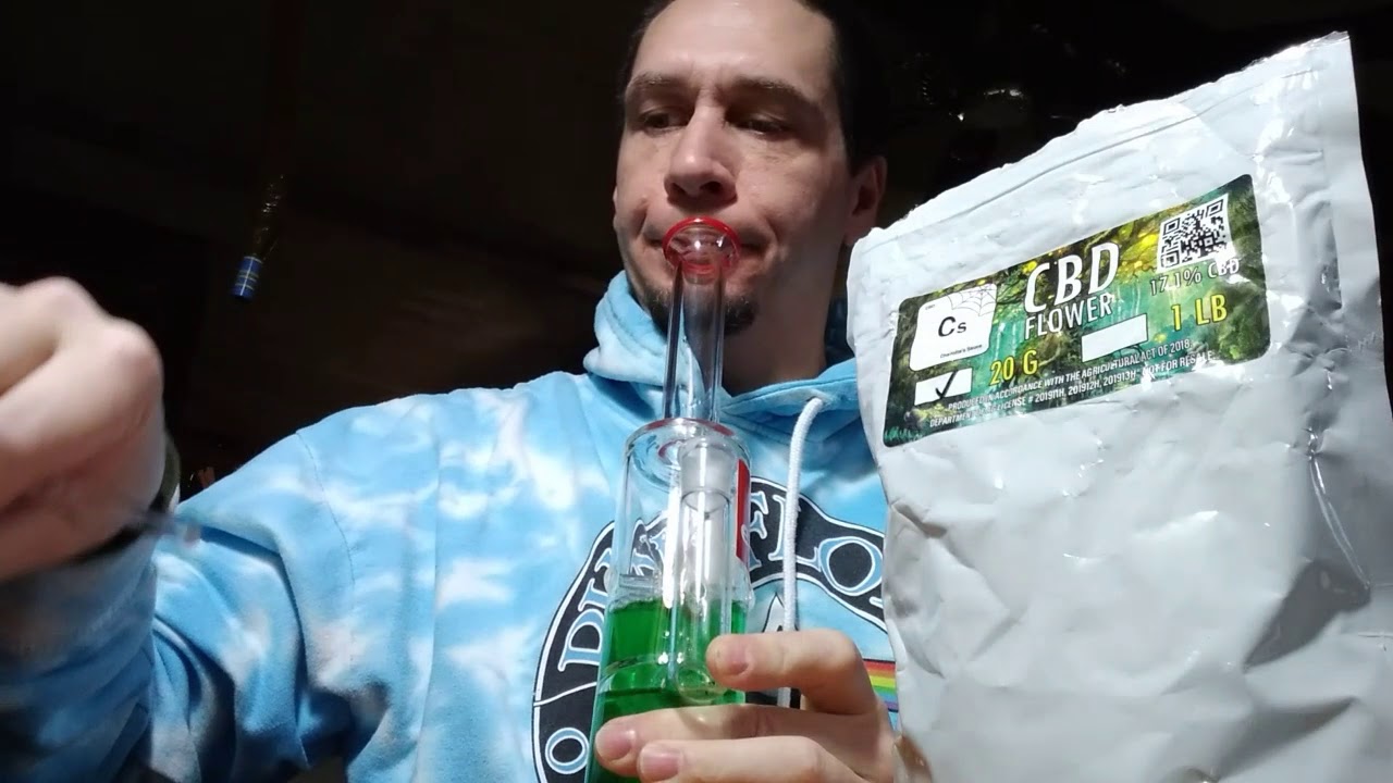 hot glass smoking CBD Charlottes sauce.