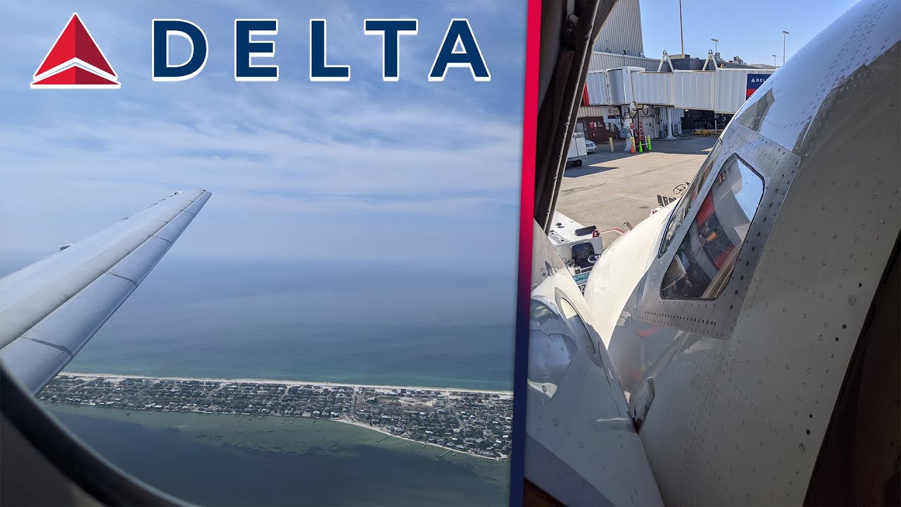 Delta Boeing 717-200 Atlanta - Pensacola (FULL FLIGHT)
