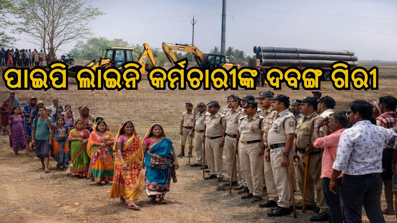 ପାଇପି ଲାଇନି କର୍ମଚାରୀଙ୍କ ଦବଙ୍ଗ ଗିରୀ