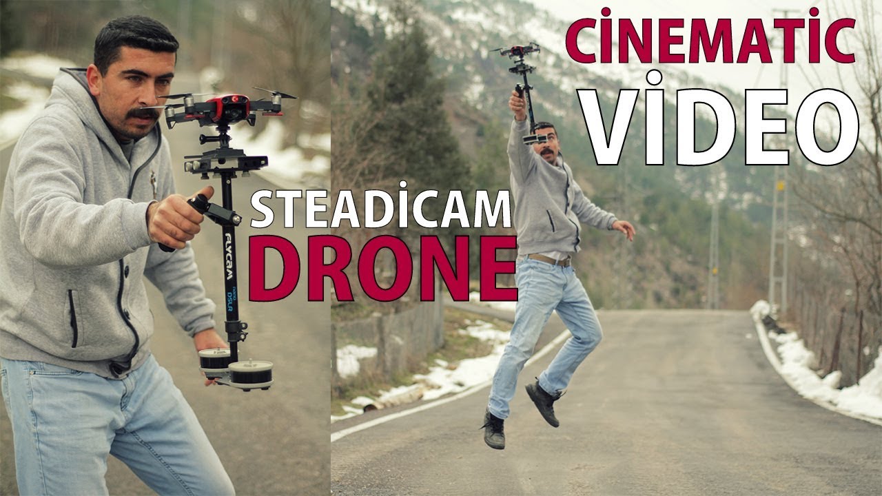 STEADİCAM + MAVİC AİR Drone with Steadicam Cinematic Footage.!!