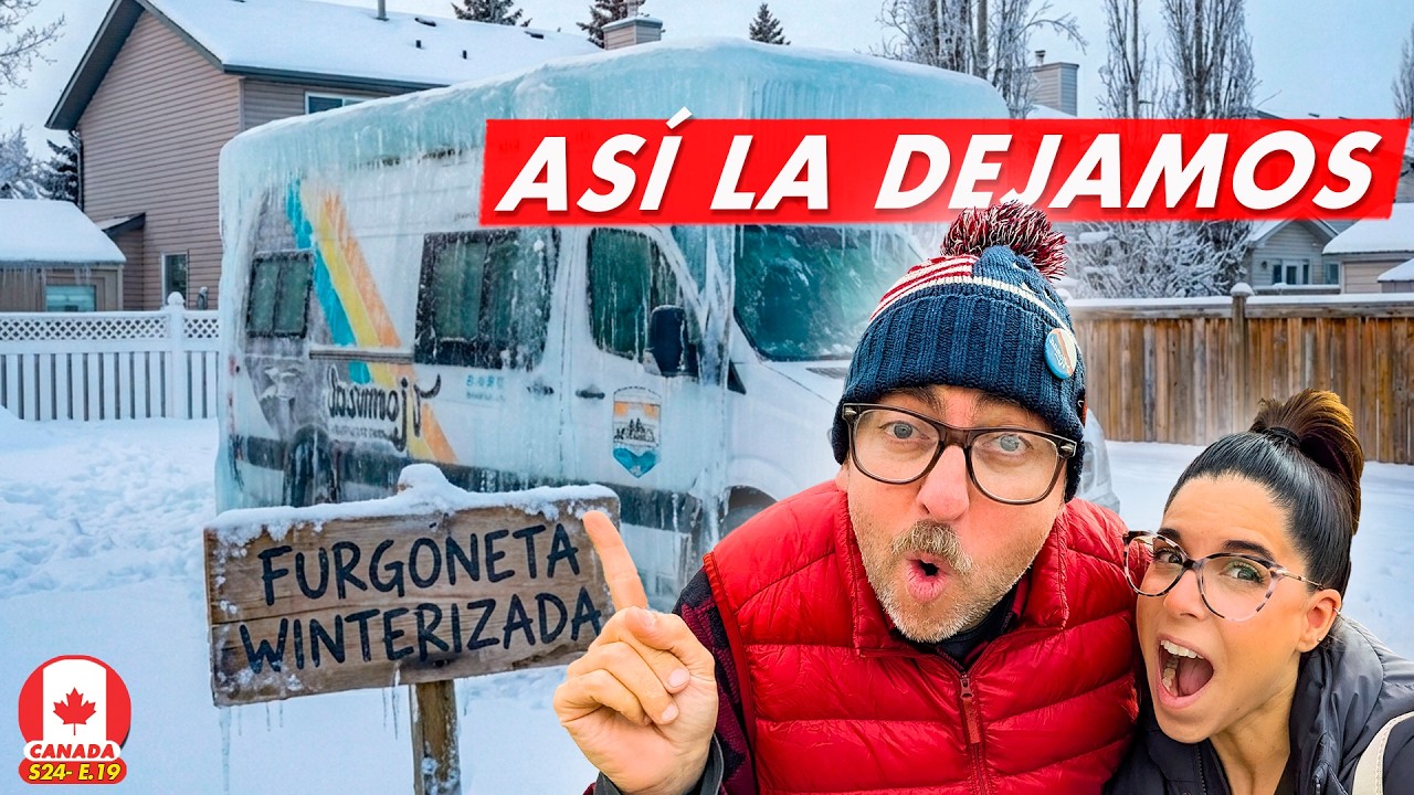 👀 ASÍ PREPARAMOS LA FURGONETA PARA PASAR EL INVIERNO EN CANADÁ 🥶🇨🇦