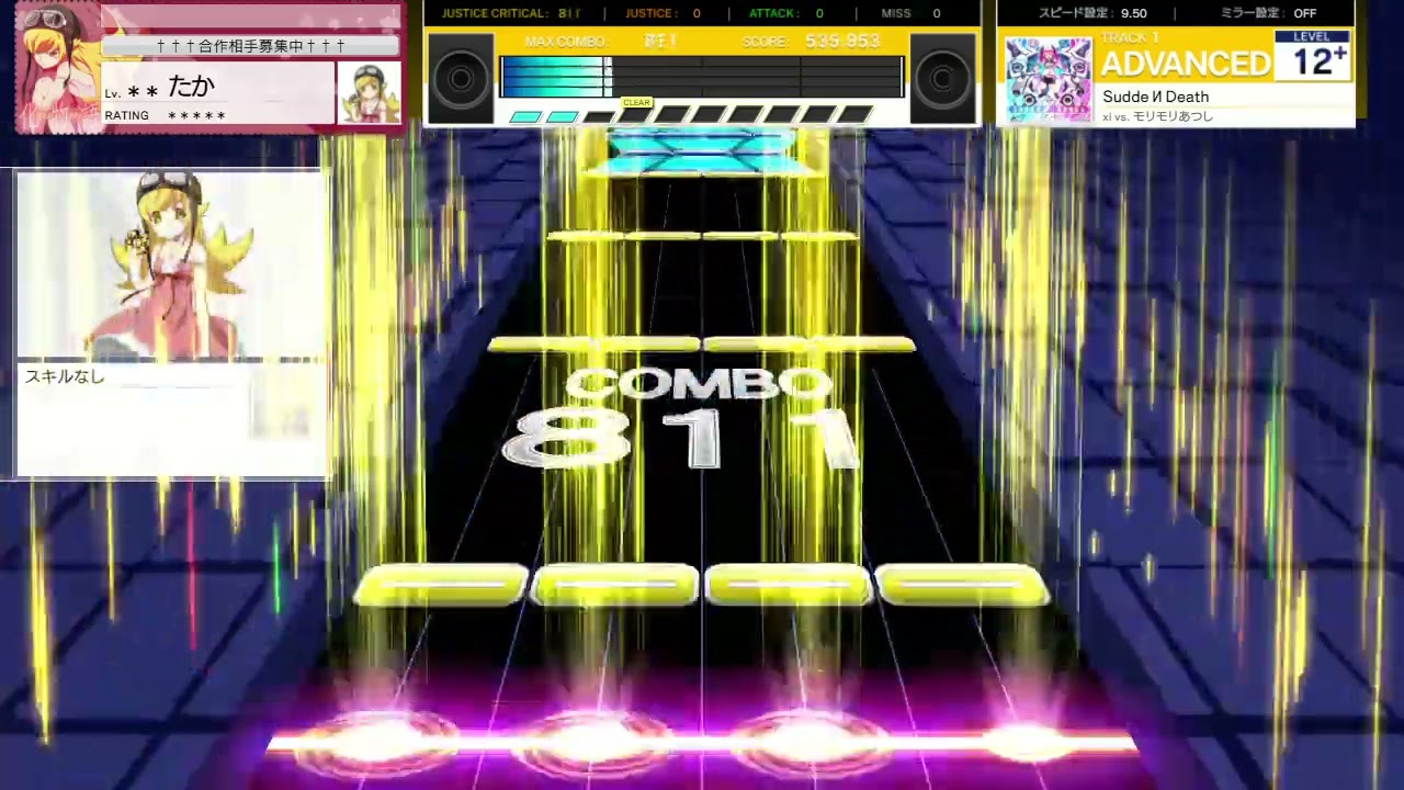 【UMIGURI創作譜面】SuddeИDeath／xi vs. モリモリあつし【ADVANCED】