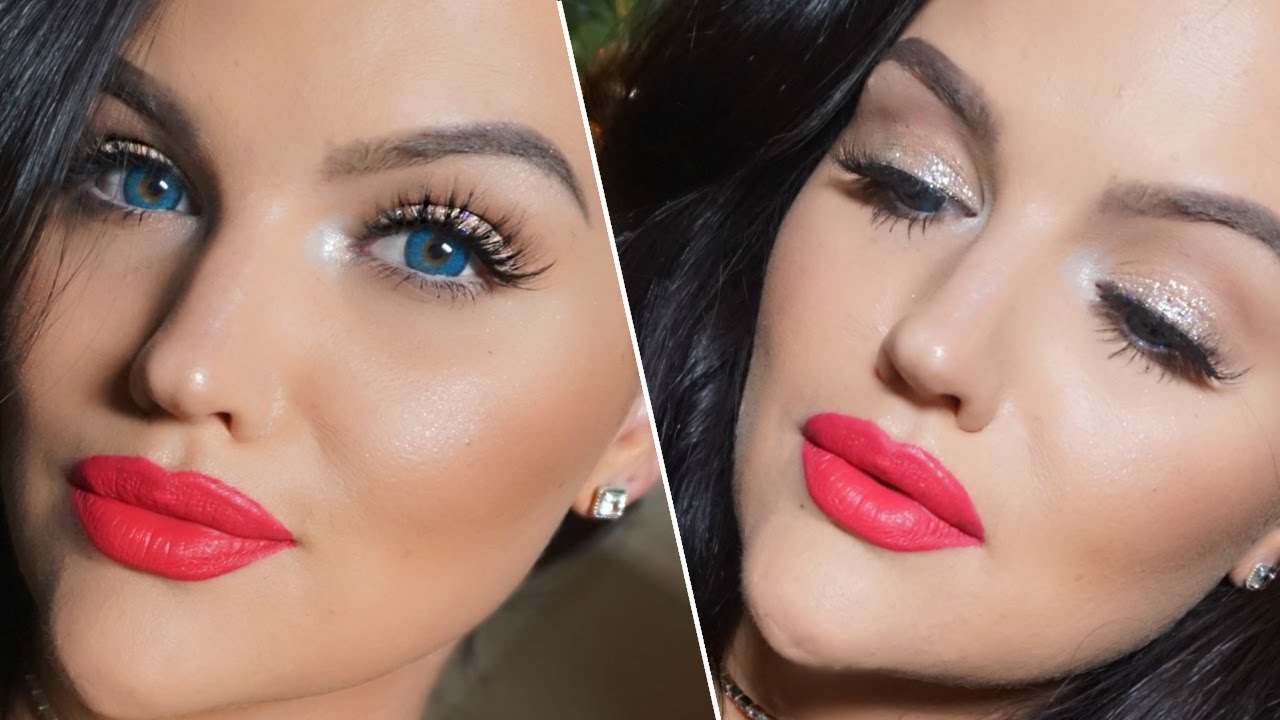 FESTIVE HOLIDAY GLAM MAKEUP TUTORIAL