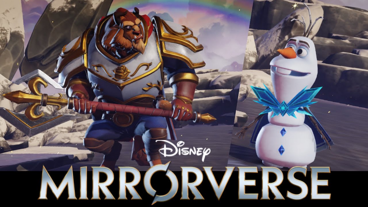 BEAST AND OLAF UPDATE - Disney Mirrorverse - Beauty and the Beast and Frozen! Winter Update!