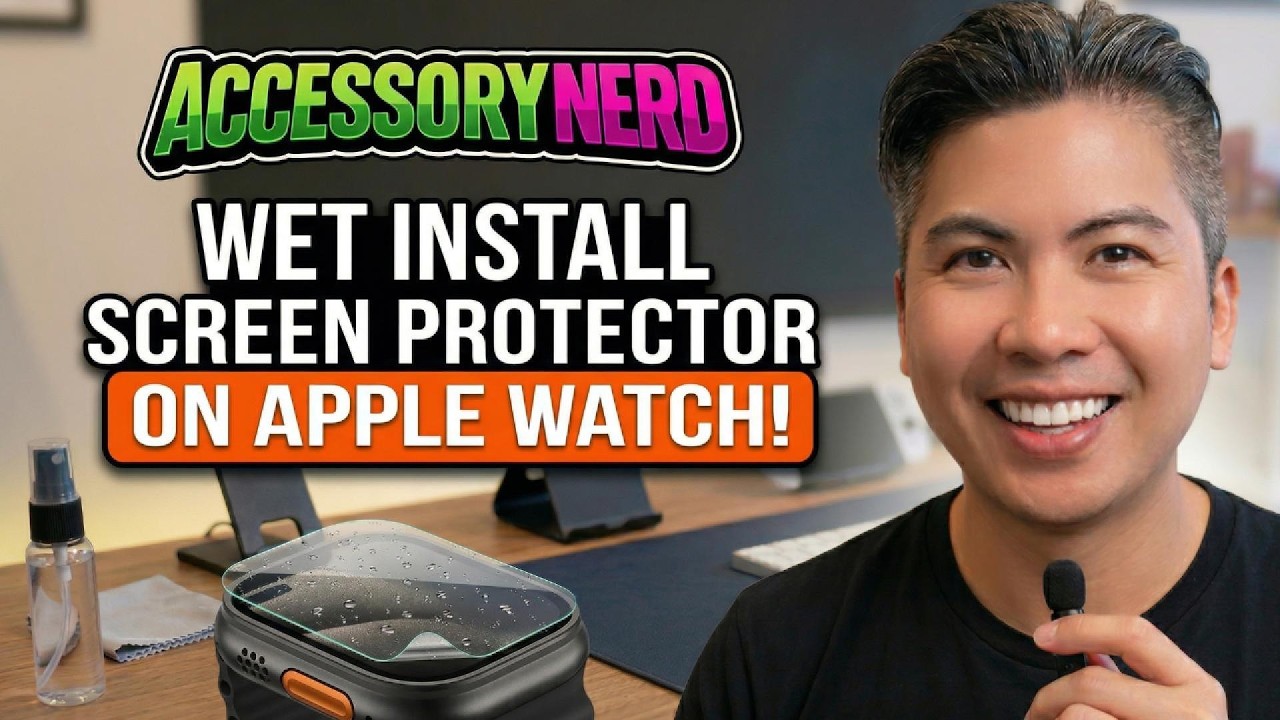 How To: Perfect Wet Install Apple Watch Series 4-5 (44mm & 40mm) Screen Protector