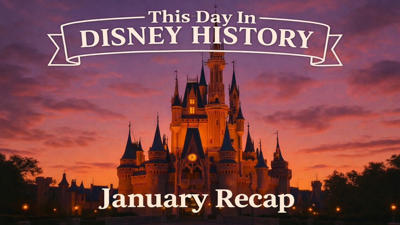 This Day in Disney History January Recap