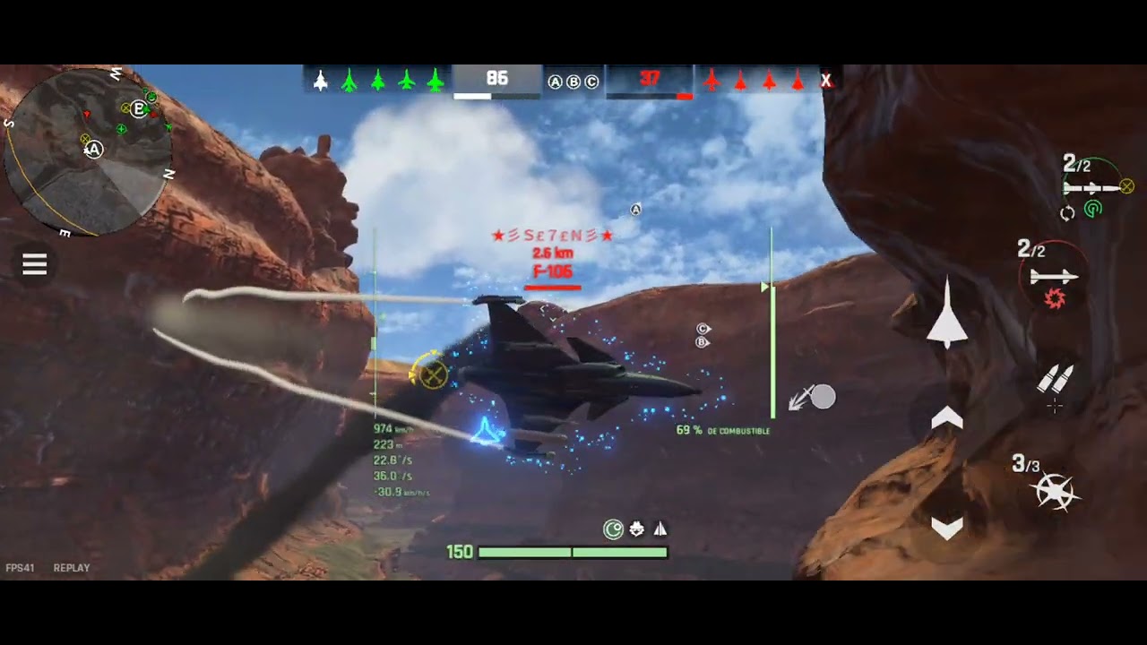 Viva Zapata vs Blood Born 😎🇲🇽 Sup Aérea en Cañón 🔥 Jas39 Gripen Nuevo