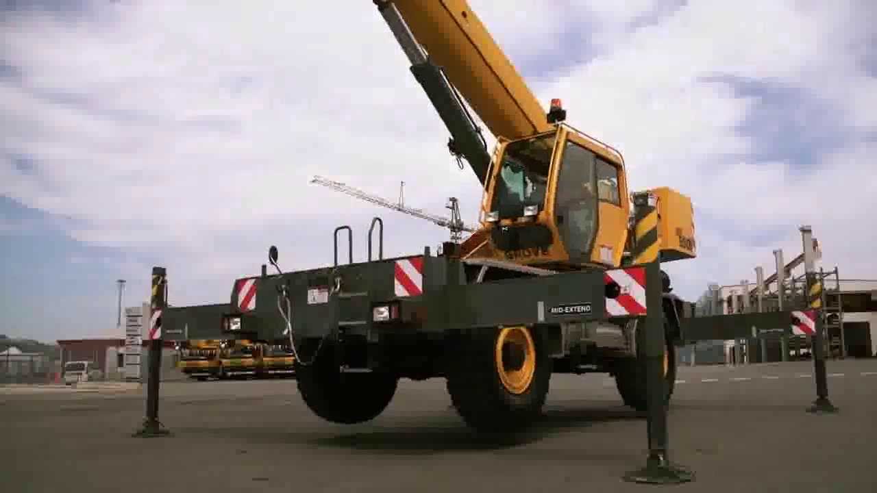 Grove RT550E - The most innovative 45 ton rough-terrain crane ...