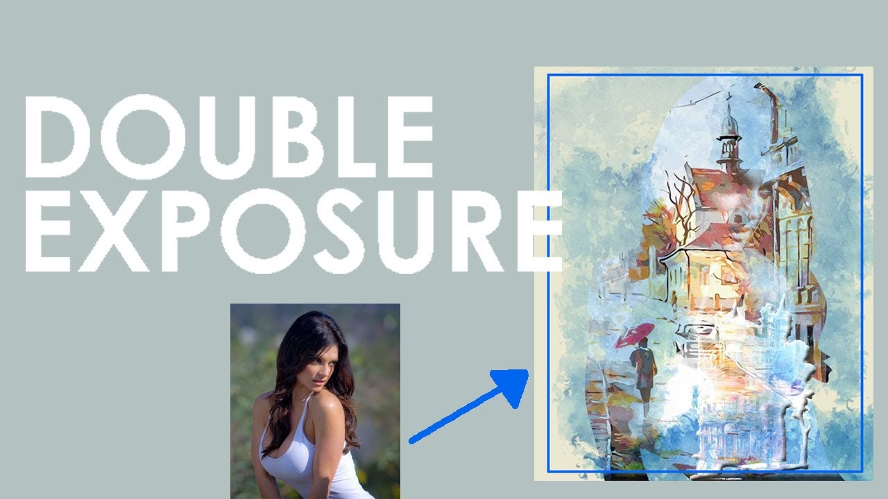 Double  Exposure Effect in Photoshop tutorial ( class-36 )