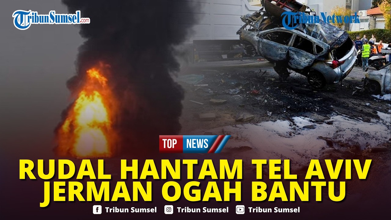 🔴Rangkuman AS-Israel vs Iran: Ledakan Guncang Tel Aviv, Jerman Ogah Bantu Trump Amankan Selat Hormuz
