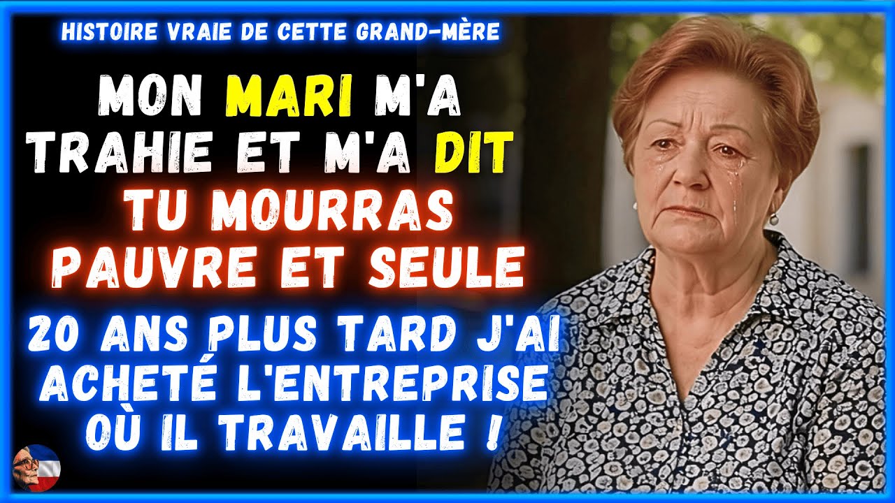 Il m'a TROMPÉ et m'a dit tu VIEILLIRAS PAUVRE et SEULE 20 ANS plus tard, il est devenu mon EMPLOYÉ !