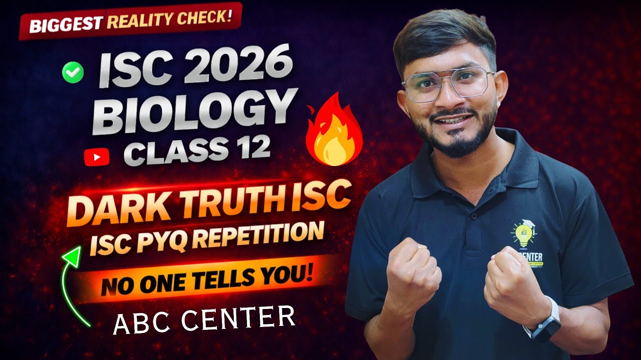 ISC Biology Class 12 2026 Final Suggestions Before Board Exam | Most Important Topics | Score 95+