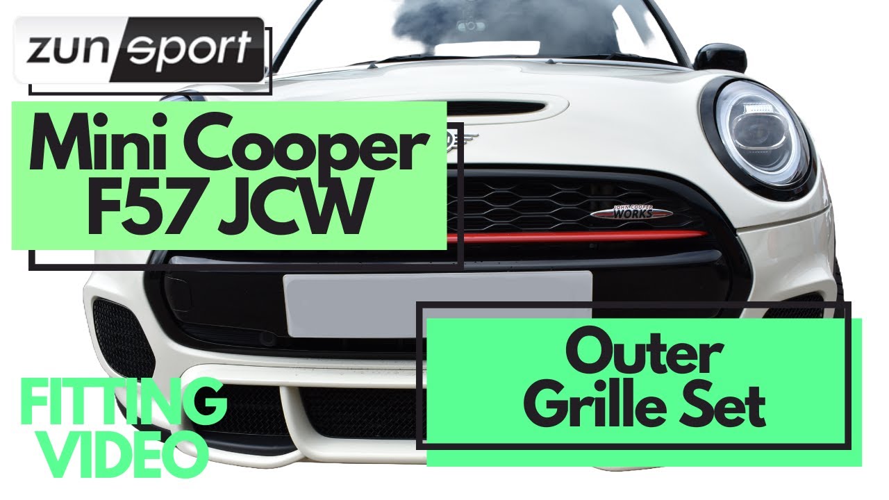 Mini Cooper F56 / F57 JCW (LCI 1) Zunsport Outer Grille Set