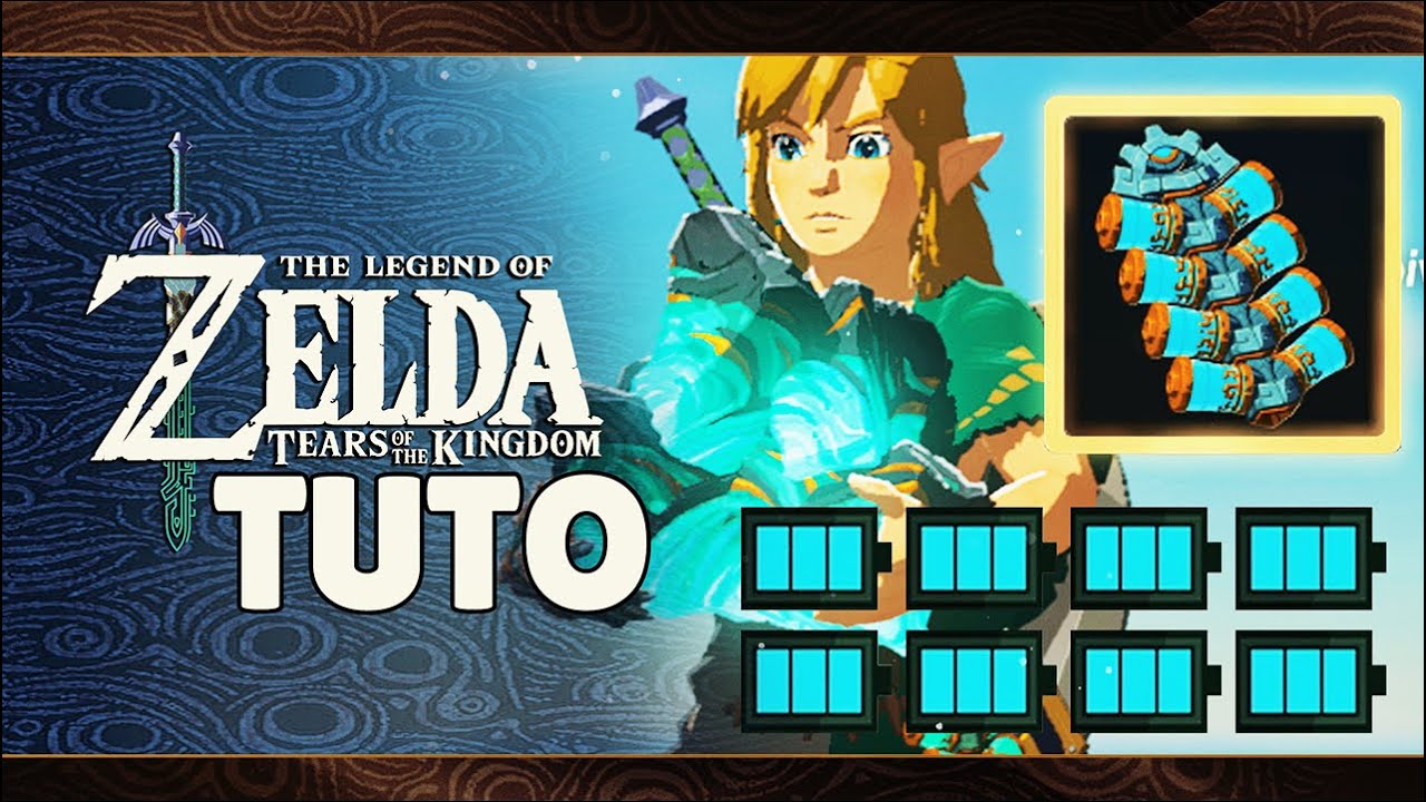 Comment OBTENIR plus de BATTERIES sur ZELDA TEARS OF THE KINGDOM !