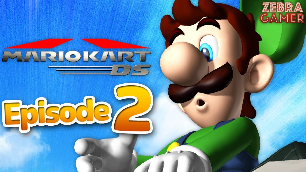 Mario Kart DS Gameplay Walkthrough Part 2 - Luigi! Retro Grand Prix 50cc!