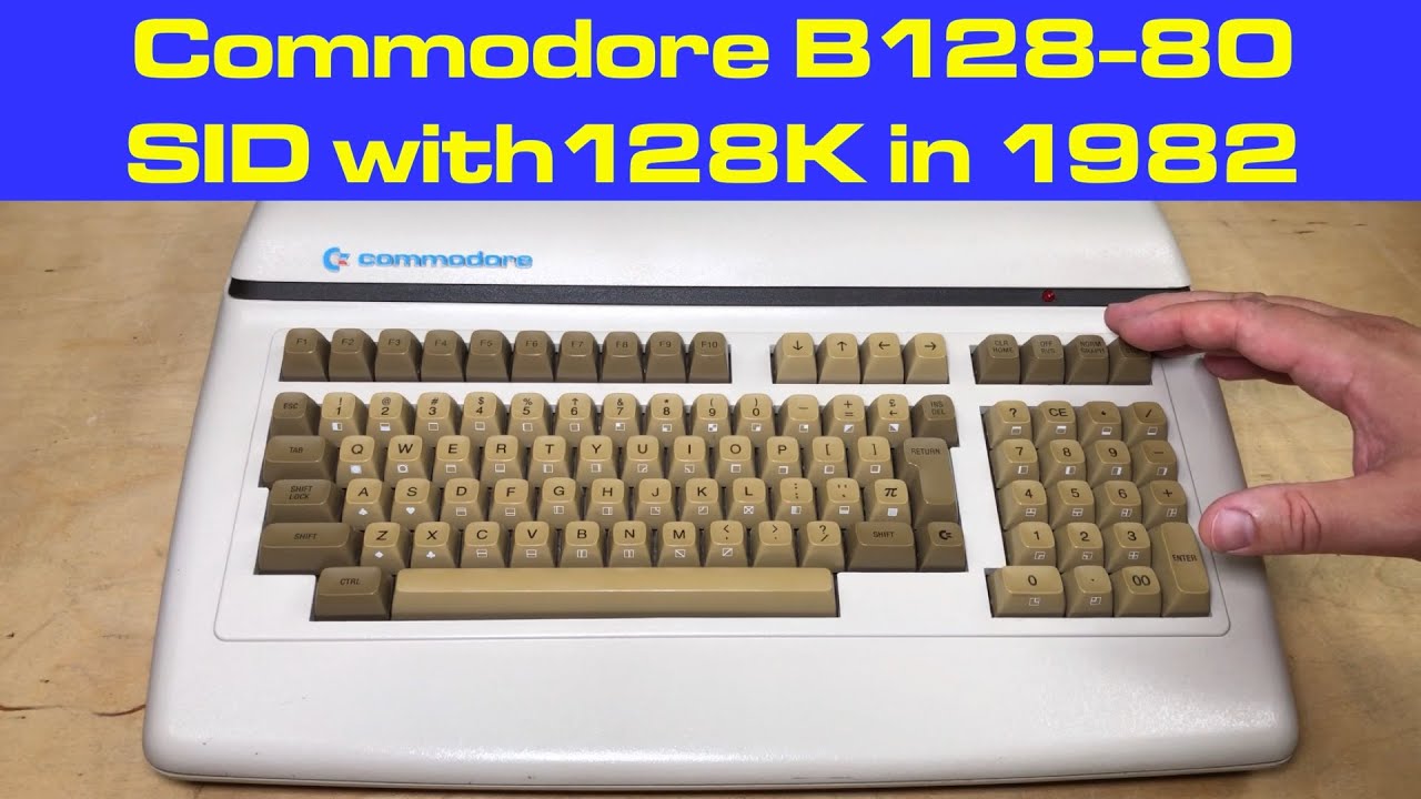 Изучаем Commodore B128-80 1982 года, он же CBM 610