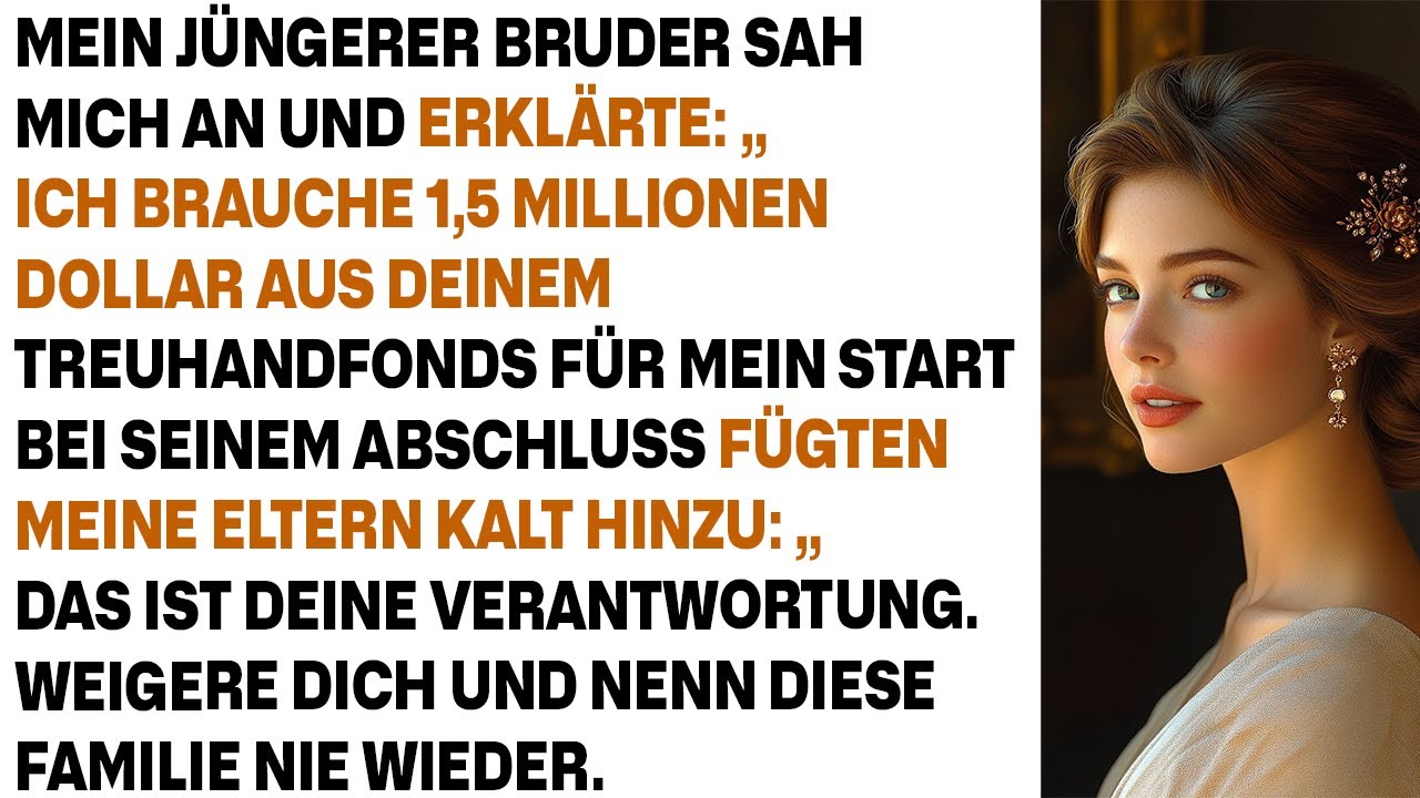 Mein Bruder forderte 1,5 Millionen $ aus meinem Trust für sein Startup – mein Nein zerstörte alles