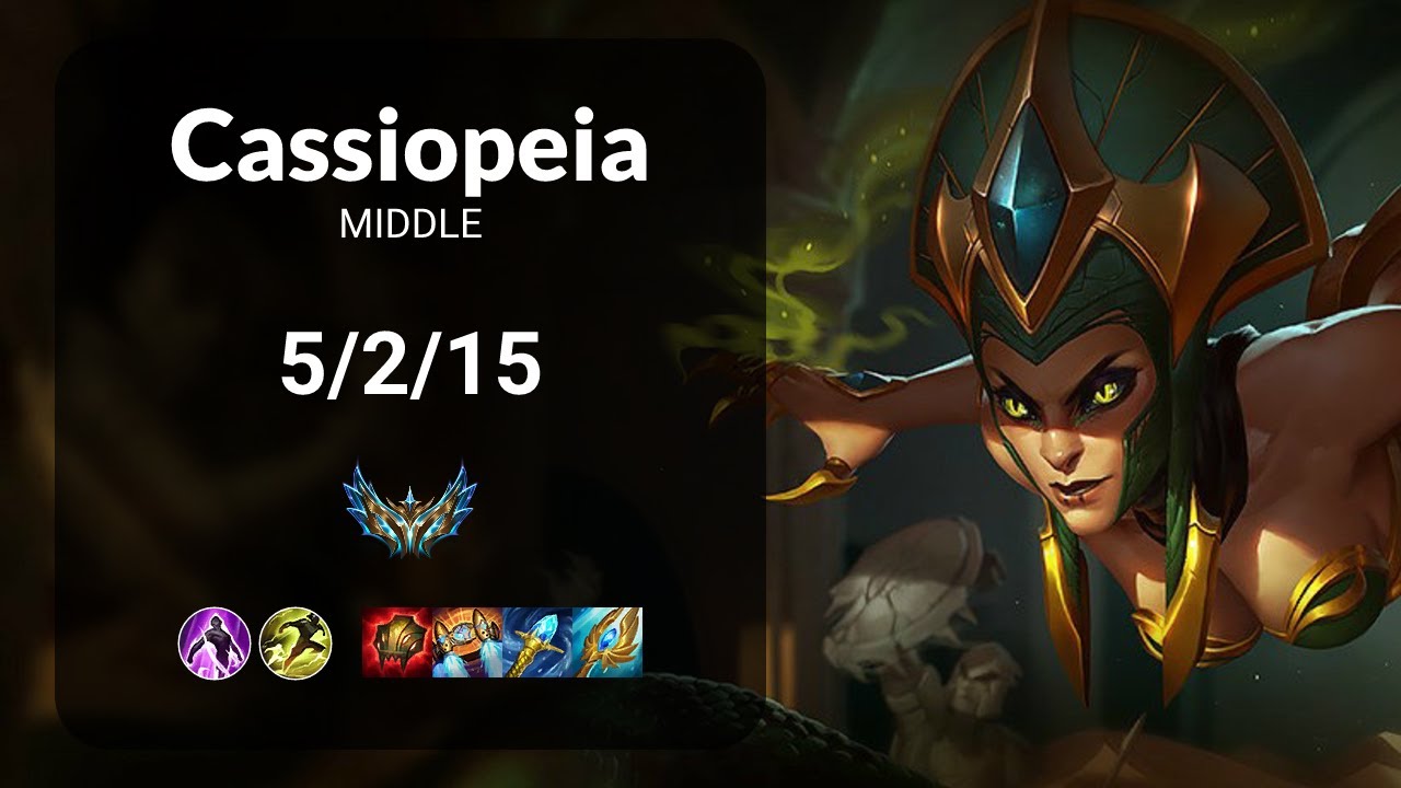 Cassiopeia vs Galio MIDDLE - KR CHALLENGER Patch 15.2