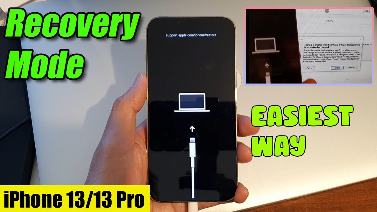 Как перевести iPhone 13/13 Pro в режим восстановления