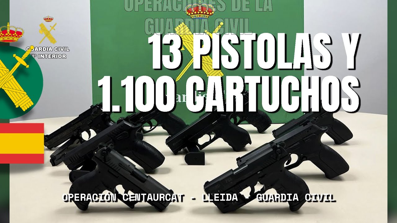Detenido en Solsona por introducir ilegalmente en España armas de fuego de última generación.