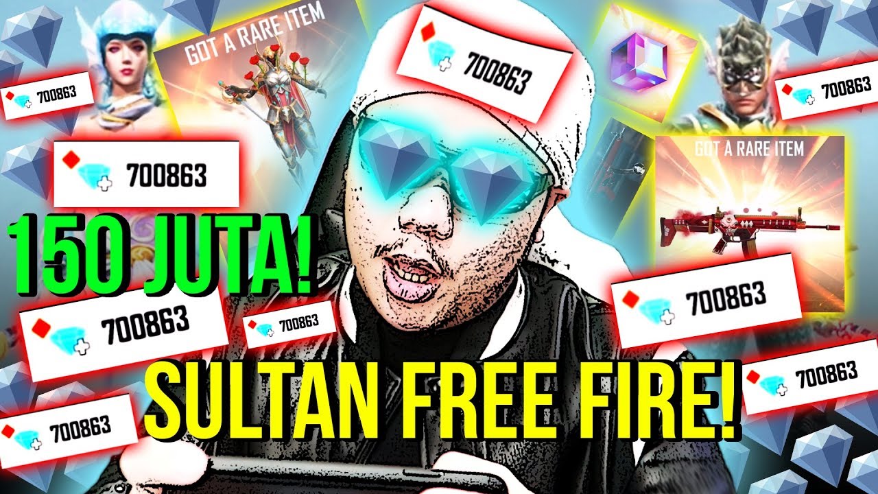 SULTAN FF BELI 700.000 DIAMONDS TOTAL 150JUTA TANPA RAGU!! - Free Fire Indonesia #64