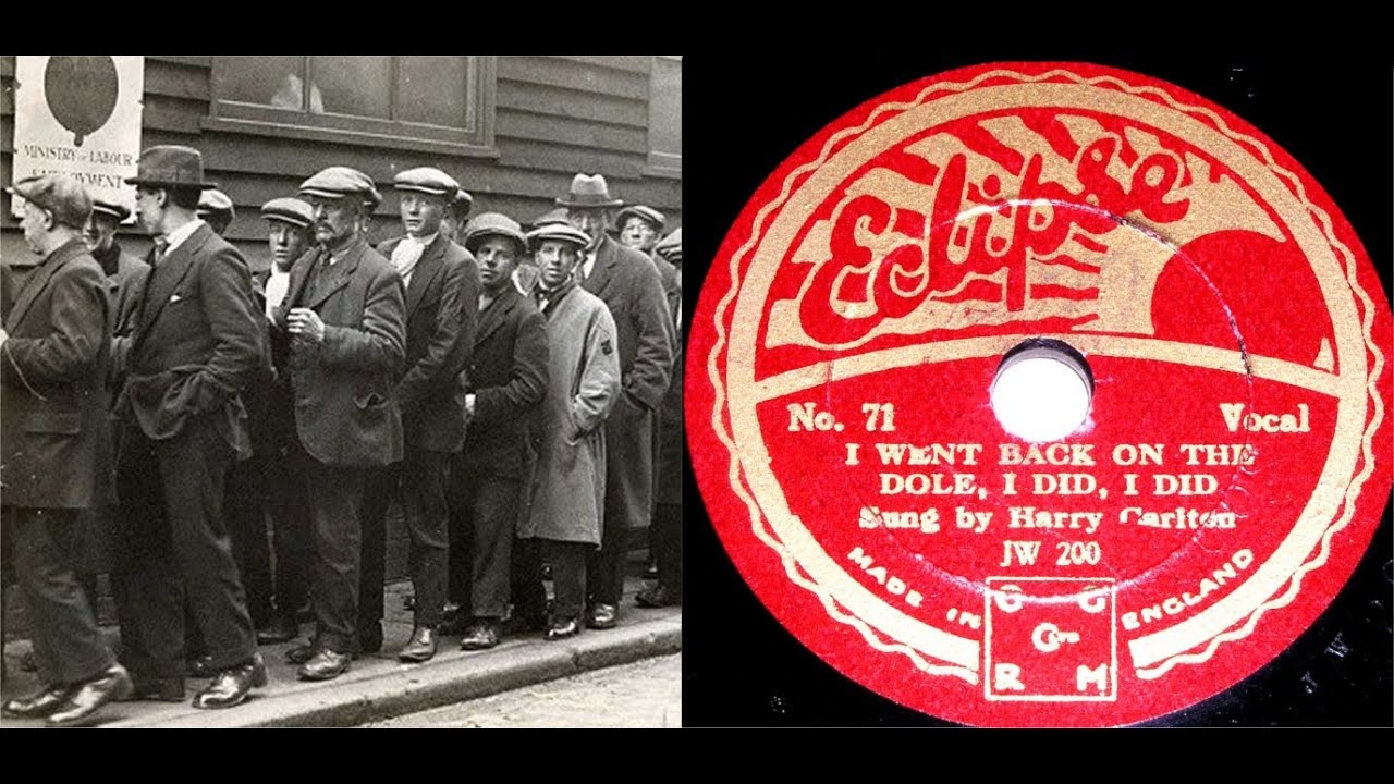 78 RPM – Harry Carlton – I Went Back On The Dole, I Did, I Did (1931)