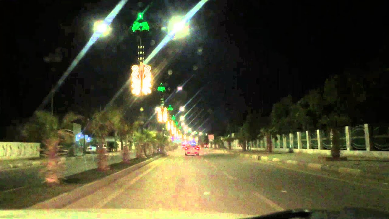 البصره شارع الوفود احد اجمل شوارع البصره شاهد الفيديو للنهاية