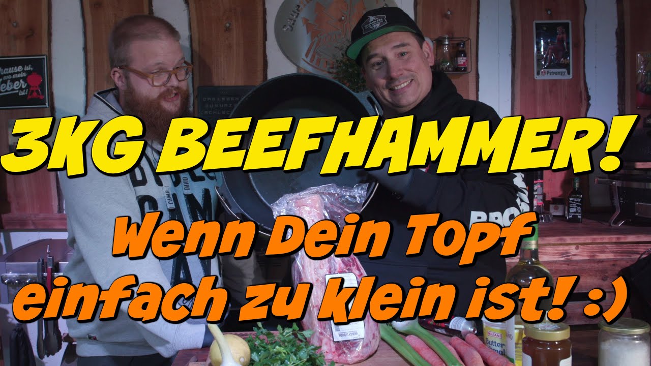 3KG BEEF HAMMER aus dem Dutch Oven - Ossobuco Style