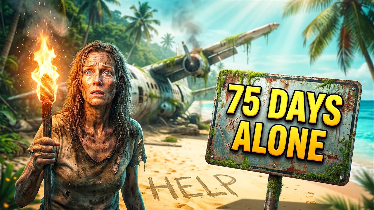 ||🌴 75 दिन एक सुनसान द्वीप पर! 😨 लड़की ने मछली–केकड़े खाकर कैसे बचाई जान?||