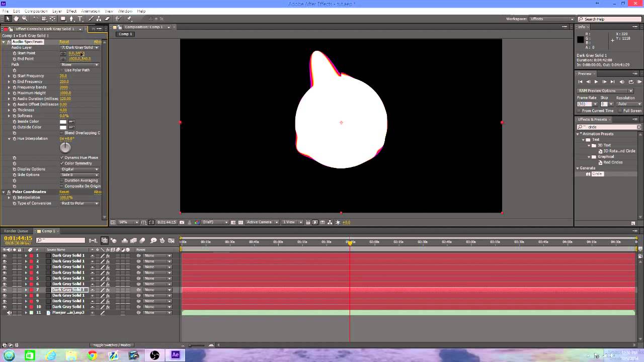 How to make a Trap Nation style Audio Specrtum Pt. 1 (the Audio Spectrum)